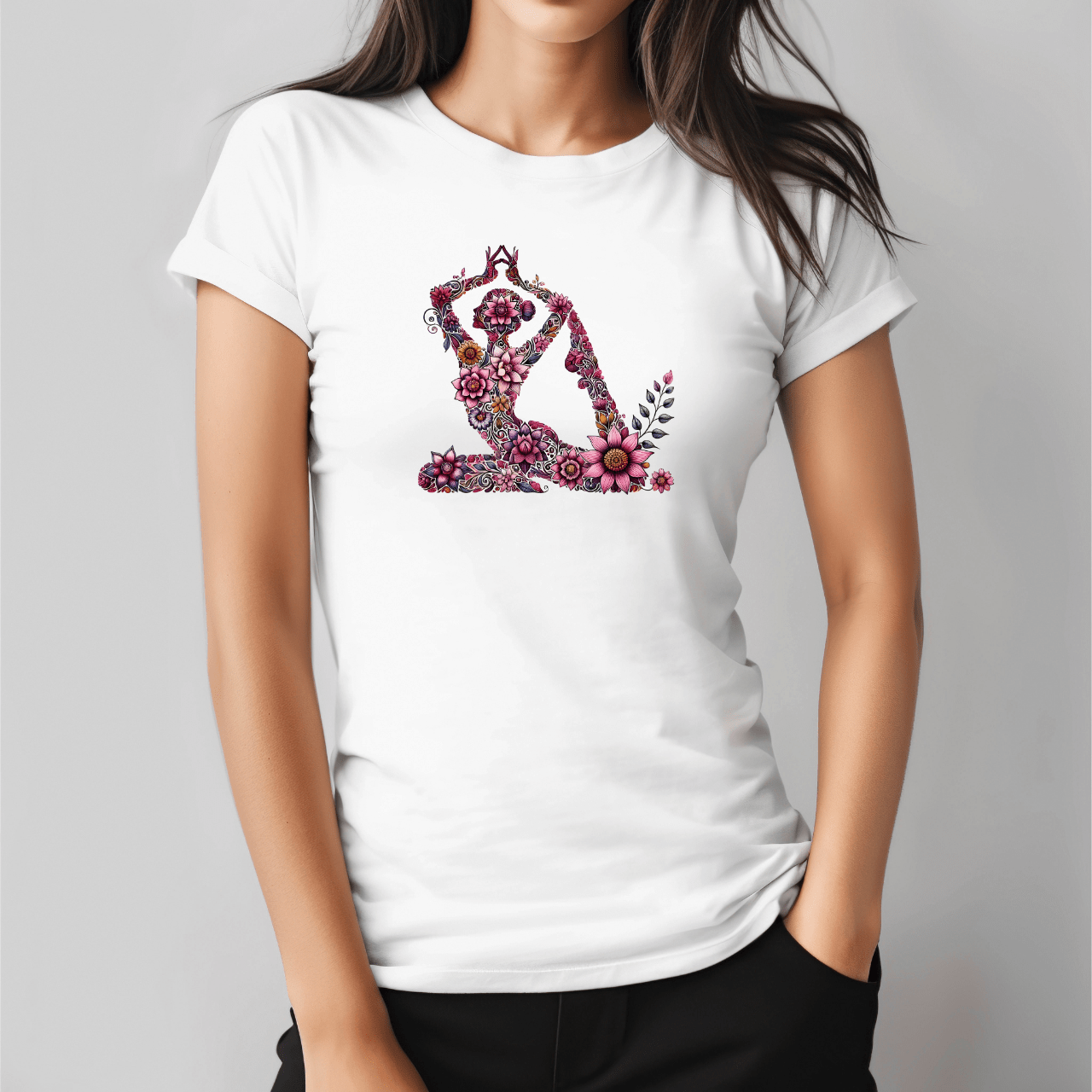 Yoga Blume - Frauen T-Shirt
