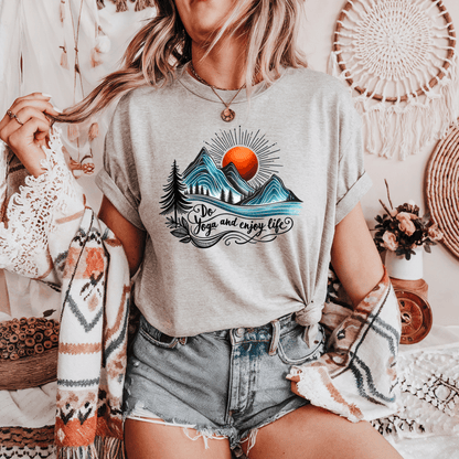 Do Yoga and enjoy Life - Unisex T-Shirt