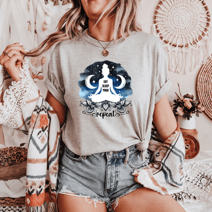 Eat Sleep Yoga Repeat - Unisex T-Shirt