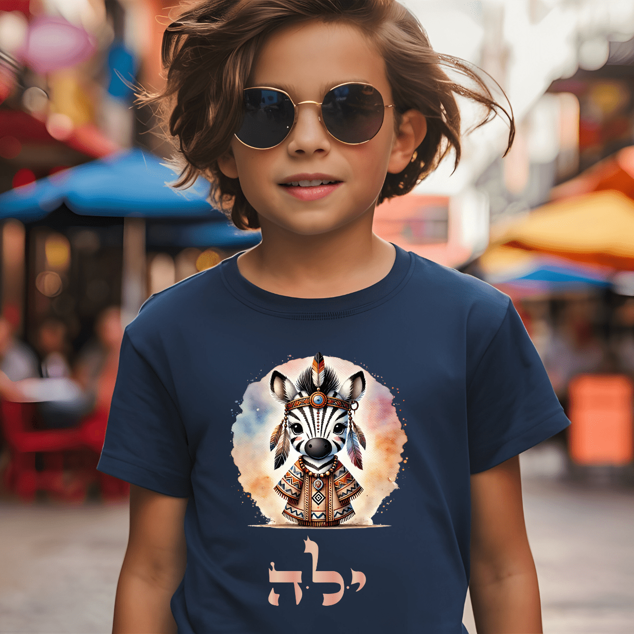 72 Names of God for Kids No. 44: Transforming judgement - YUD LAMED HEY - Kids T-Shirt