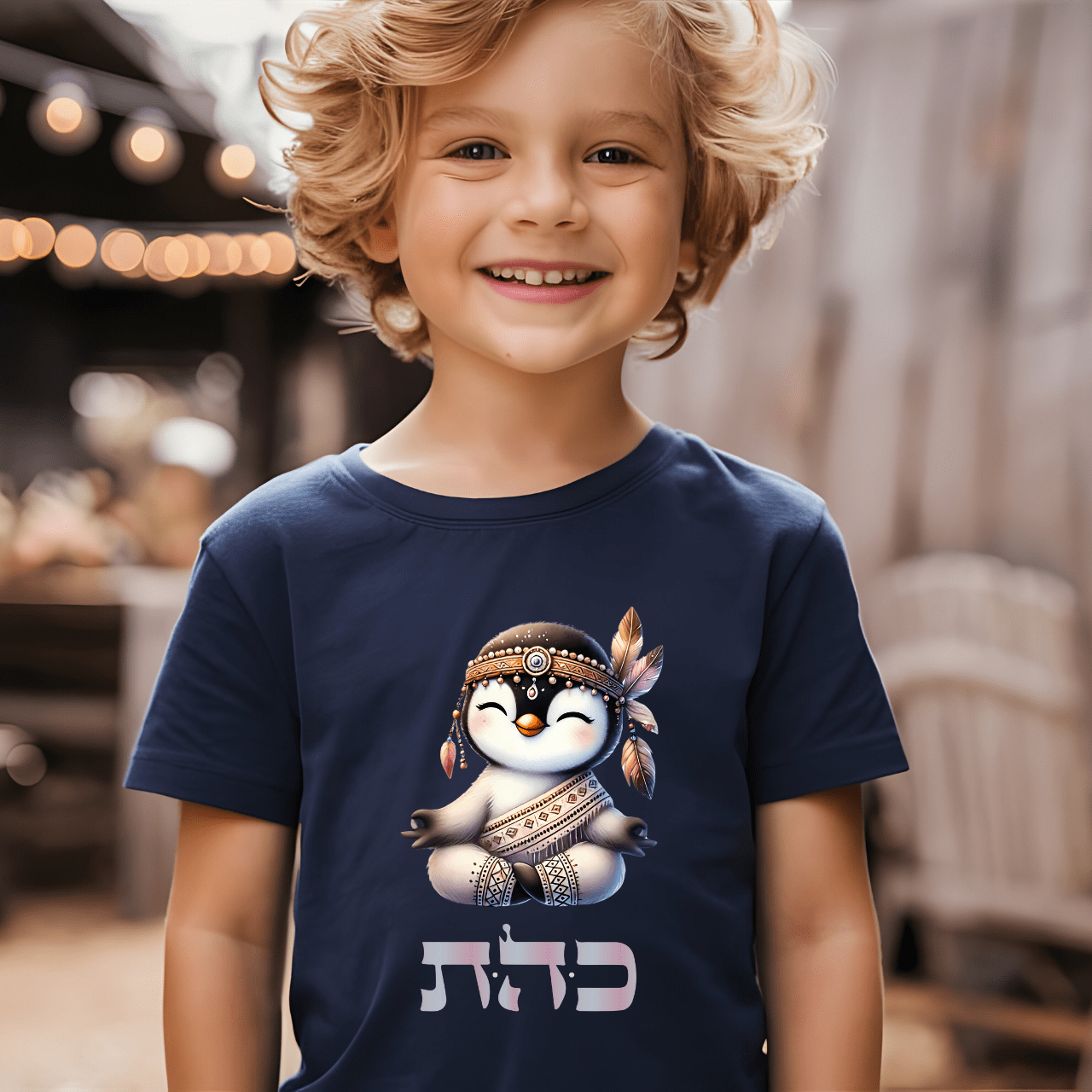 72 Names of God for Kids No. 8: Balance - KAF HEY TAV - Kids T-Shirt