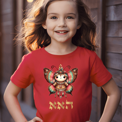 72 Names of God for Kids No. 26: Restoring harmony out of chaos - HEY ALEPH ALEPH- Kids T-Shirt