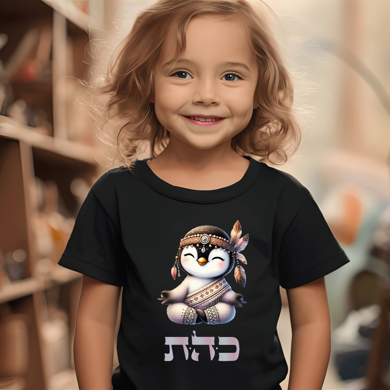 72 Names of God for Kids No. 8: Balance - KAF HEY TAV - Kids T-Shirt