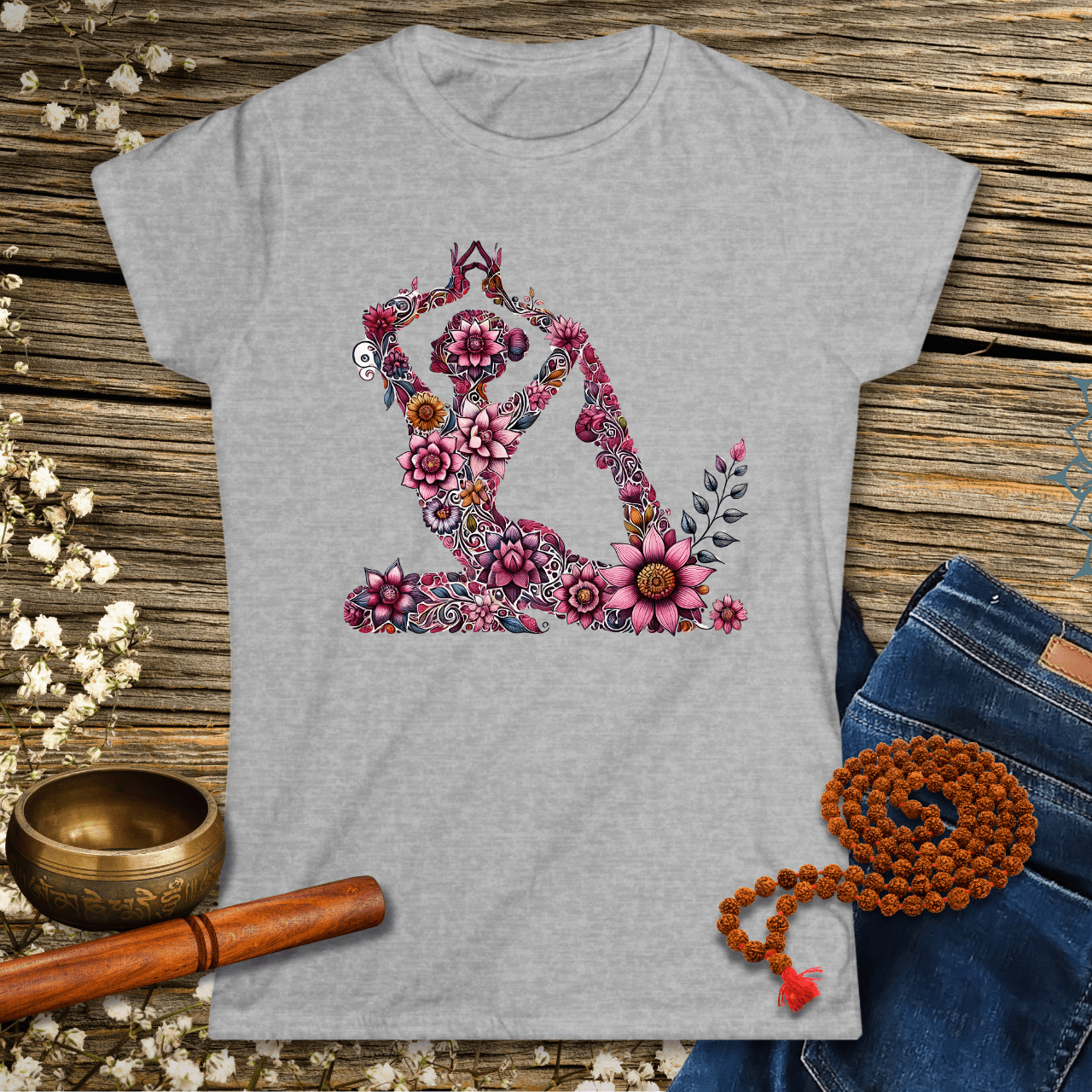 Yoga Blume - Frauen T-Shirt
