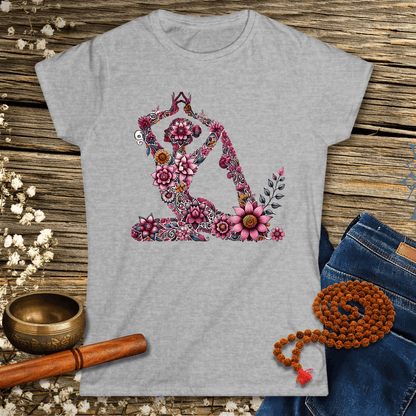 Yoga Blume - Frauen T-Shirt