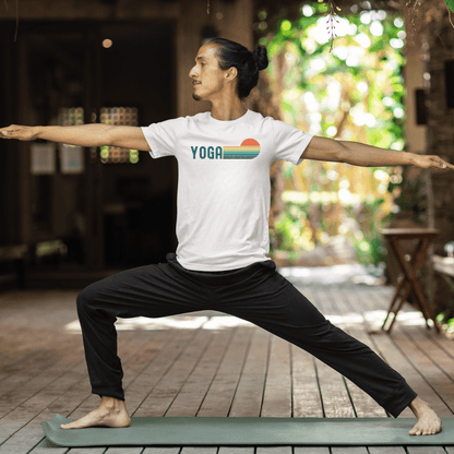Unisex Yoga-Shirt with Retro Design