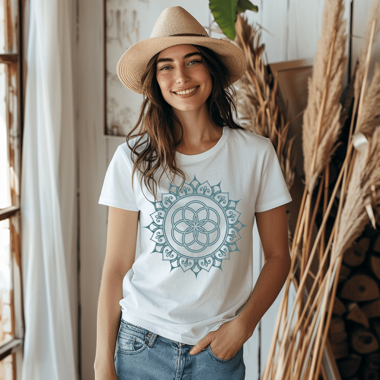 Seed of Life Mandala - Unisex T-Shirt