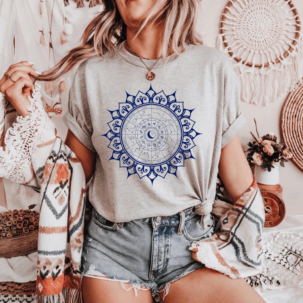 Astrology Mandala - Unisex T-Shirt