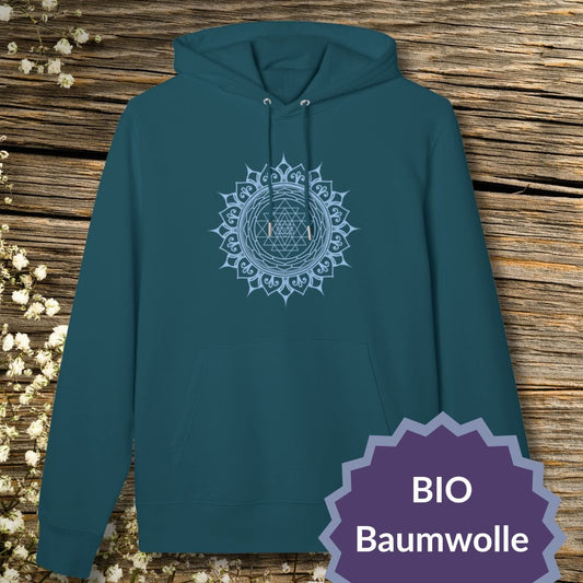 Sri Yantra Mandala Hoodie — Organic Sweatshirt