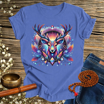Mystic Deer Spirit Animal - Unisex Organic Cotton T-Shirt