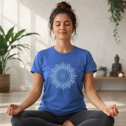 Sri Yantra Mandala – Organisches Unisex T-Shirt