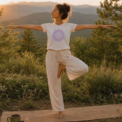 Sri Yantra Mandala – Organisches Unisex T-Shirt