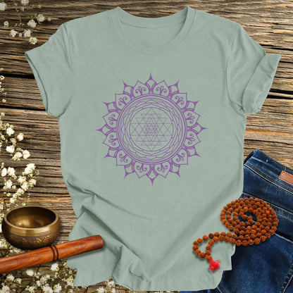 Sri Yantra Mandala – Organisches Unisex T-Shirt