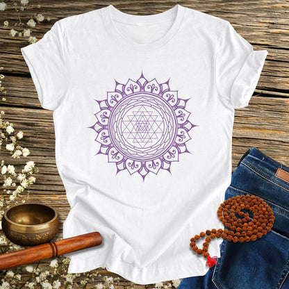 Sri Yantra Mandala – Organisches Unisex T-Shirt