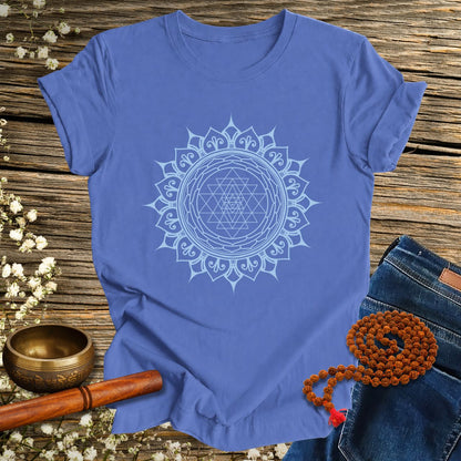 Sri Yantra Mandala – Organisches Unisex T-Shirt