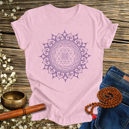 Sri Yantra Mandala – Organisches Unisex T-Shirt