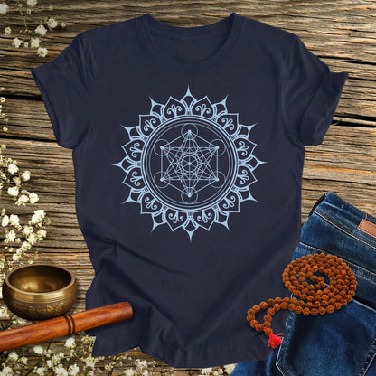 Metatron's Cube Mandala - Organic Unisex T-Shirt