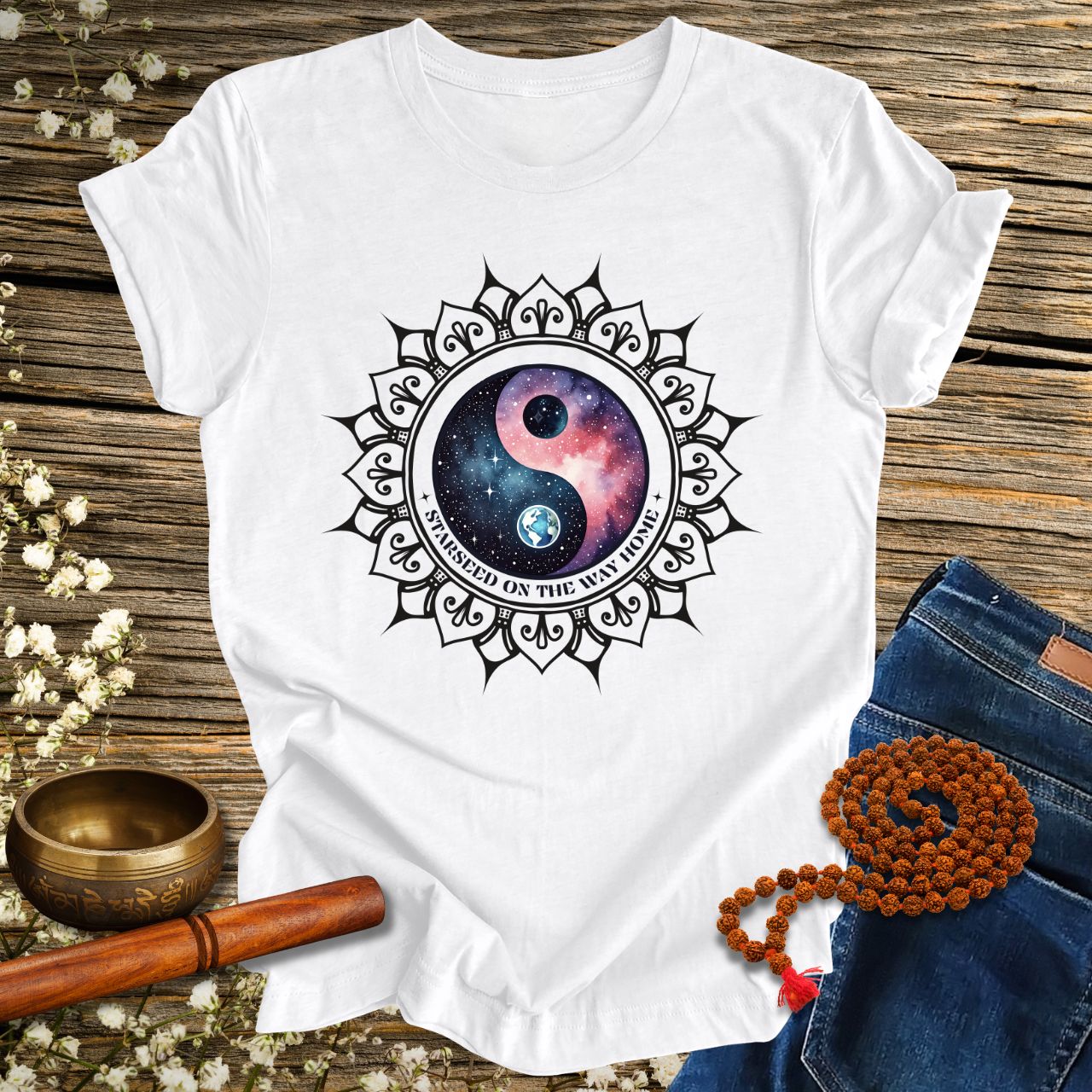 Sternensaat auf dem Heimweg - Bio Unisex T-Shirt