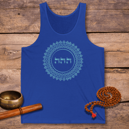 Selbstwertgefühl wecken - Kabbala Unisex Tank Top - 72 Namen Gottes Nr. 41