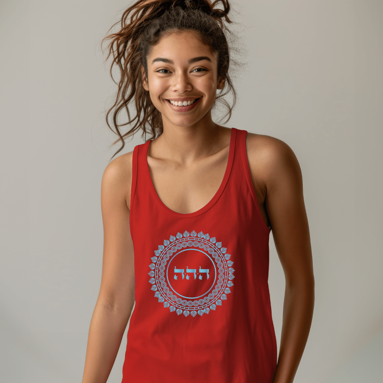 Selbstwertgefühl wecken - Kabbala Unisex Tank Top - 72 Namen Gottes Nr. 41