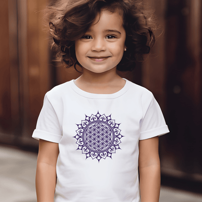 Flower of Life Mandala - Kids T-Shirt