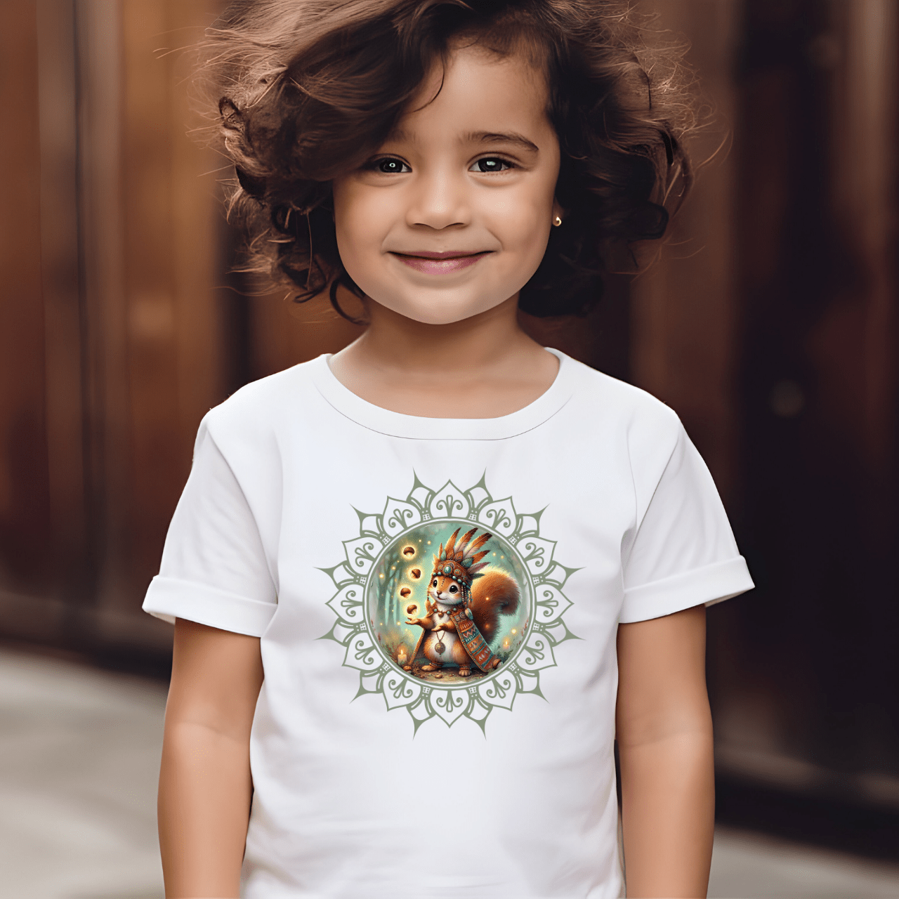 Cute squirrel - Kids T-Shirt