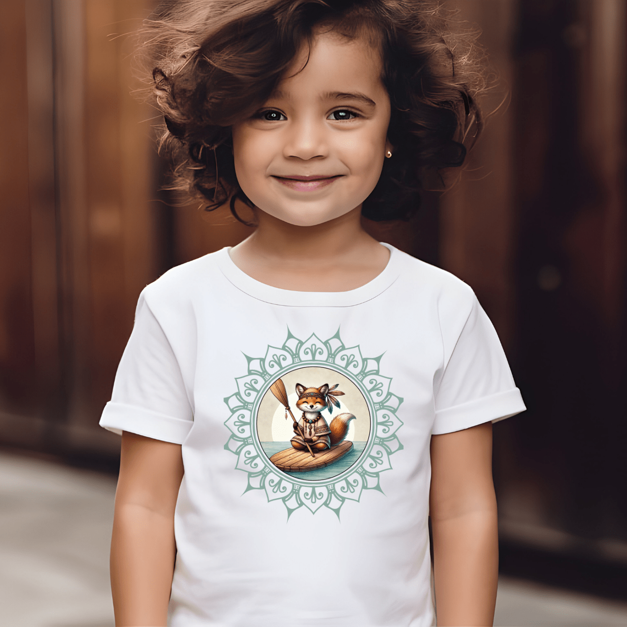 Fließe wie das Wasser - Kinder T-Shirt