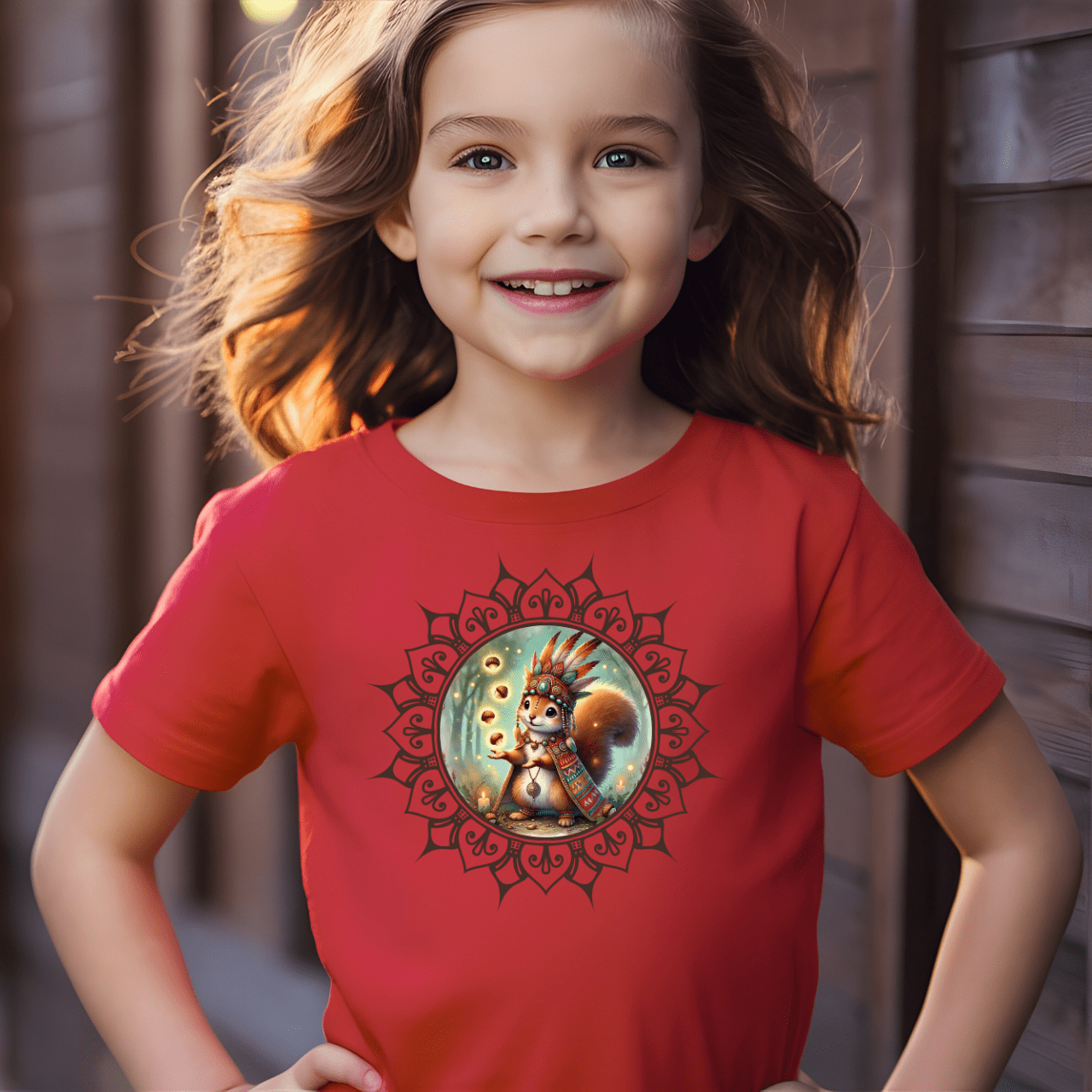 Cute squirrel - Kids T-Shirt