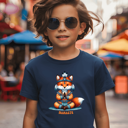 Cute Fox Shaman - Kids T-Shirt