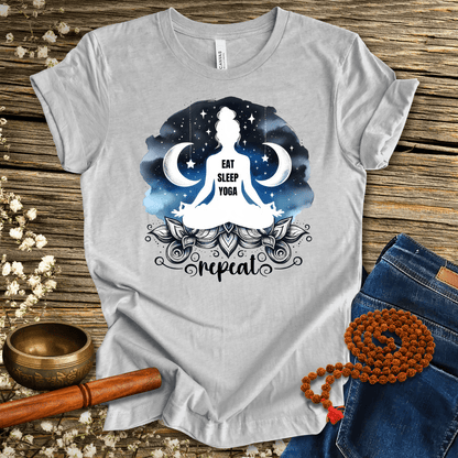 Eat Sleep Yoga Repeat - Unisex T-Shirt