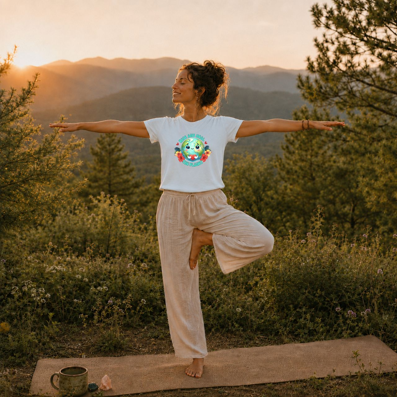 Rise and heal the planet - Organic Unisex T-Shirt