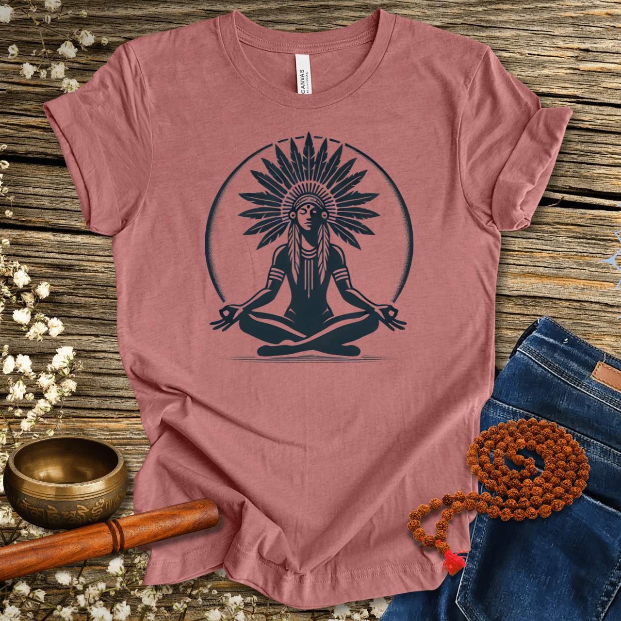 Meditating Shaman - Unisex T-Shirt
