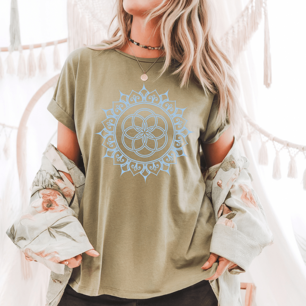 Seed of Life Mandala - Unisex T-Shirt