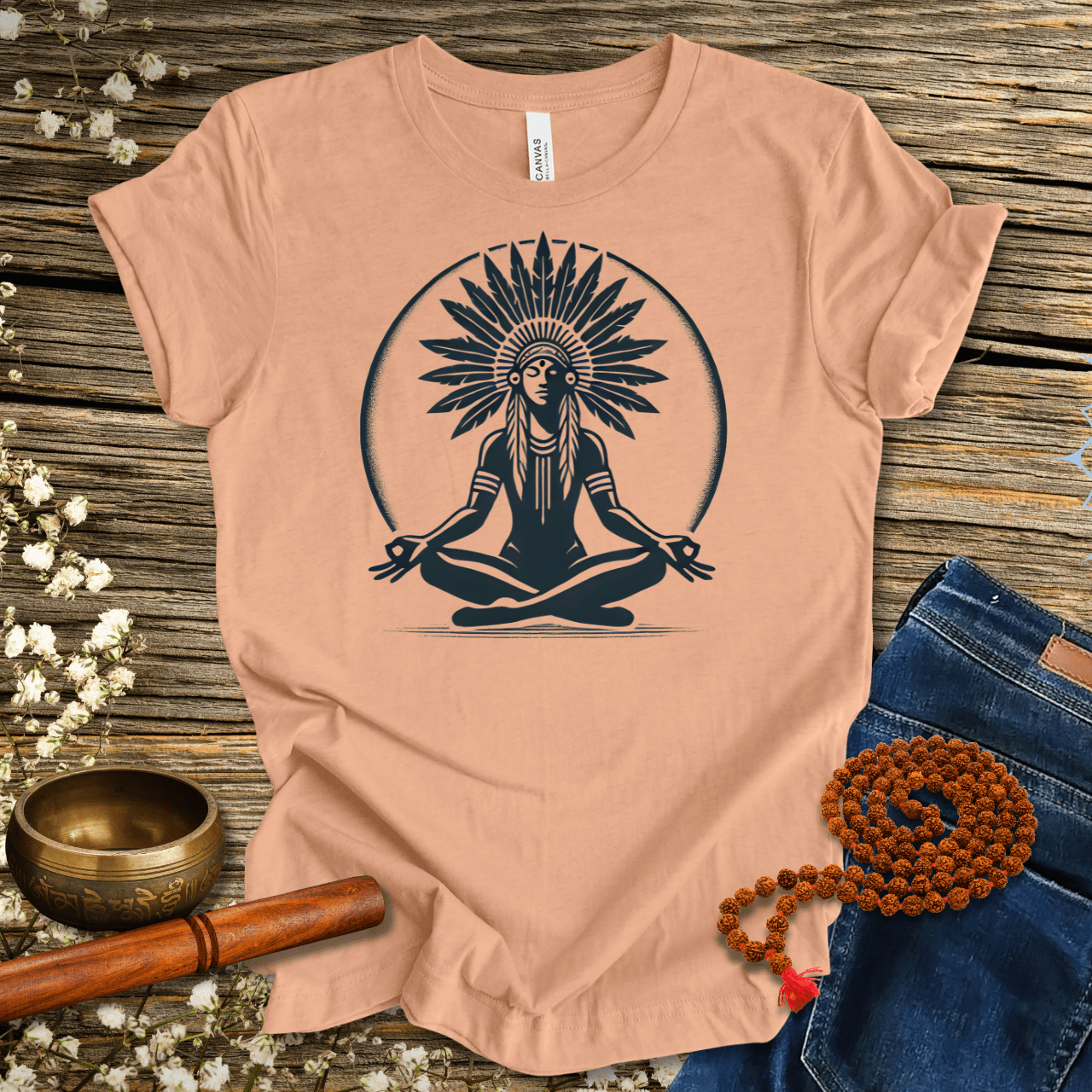 Meditating Shaman - Unisex T-Shirt