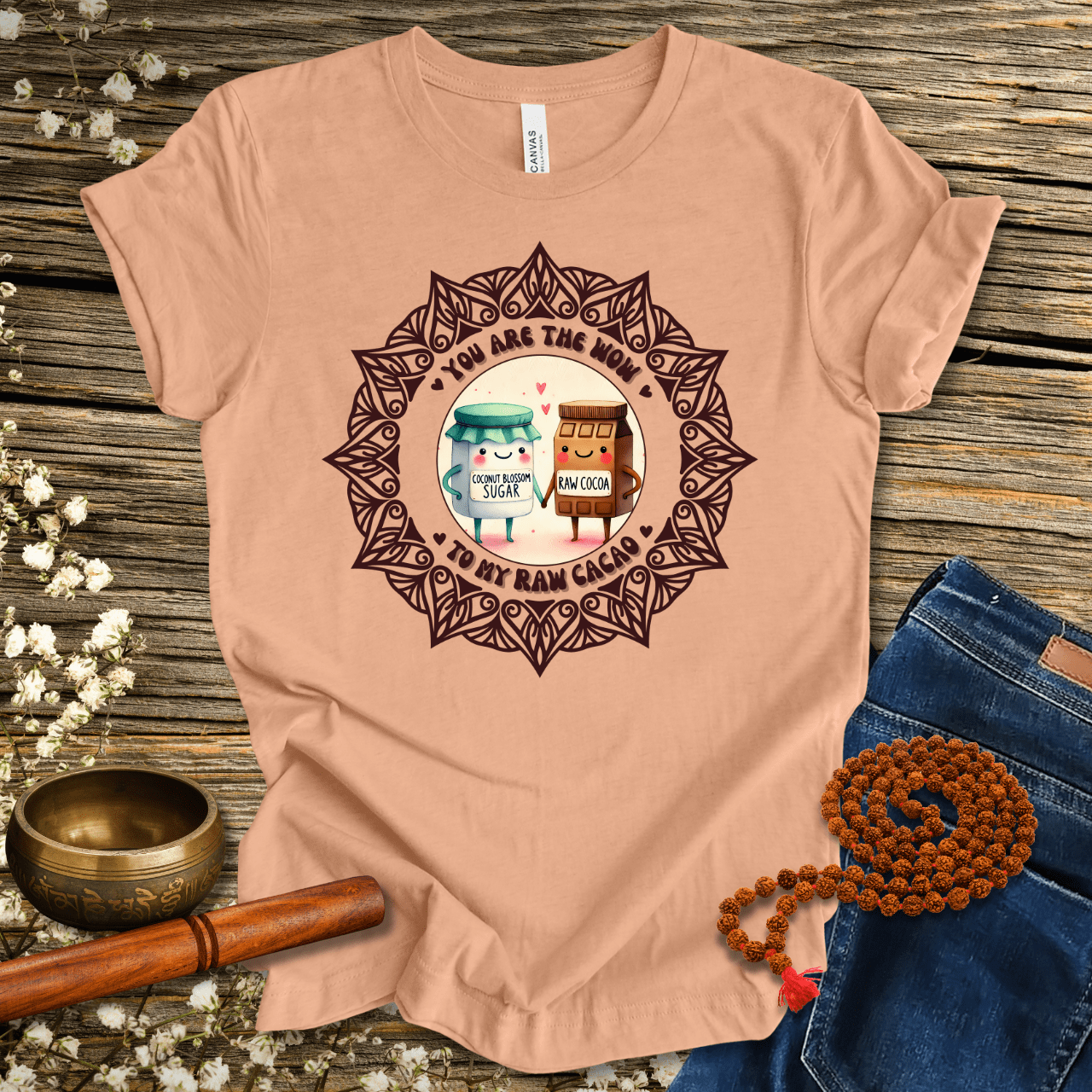 Du bist das WOW zu meinem rohen Kakao Unisex T-Shirt - Lustiges Valentinstagsgeschenk