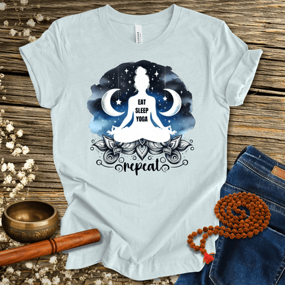 Eat Sleep Yoga Repeat - Unisex T-Shirt