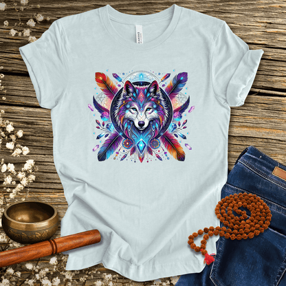 Galactic Wolf Spirit Animal - Unisex T-Shirt