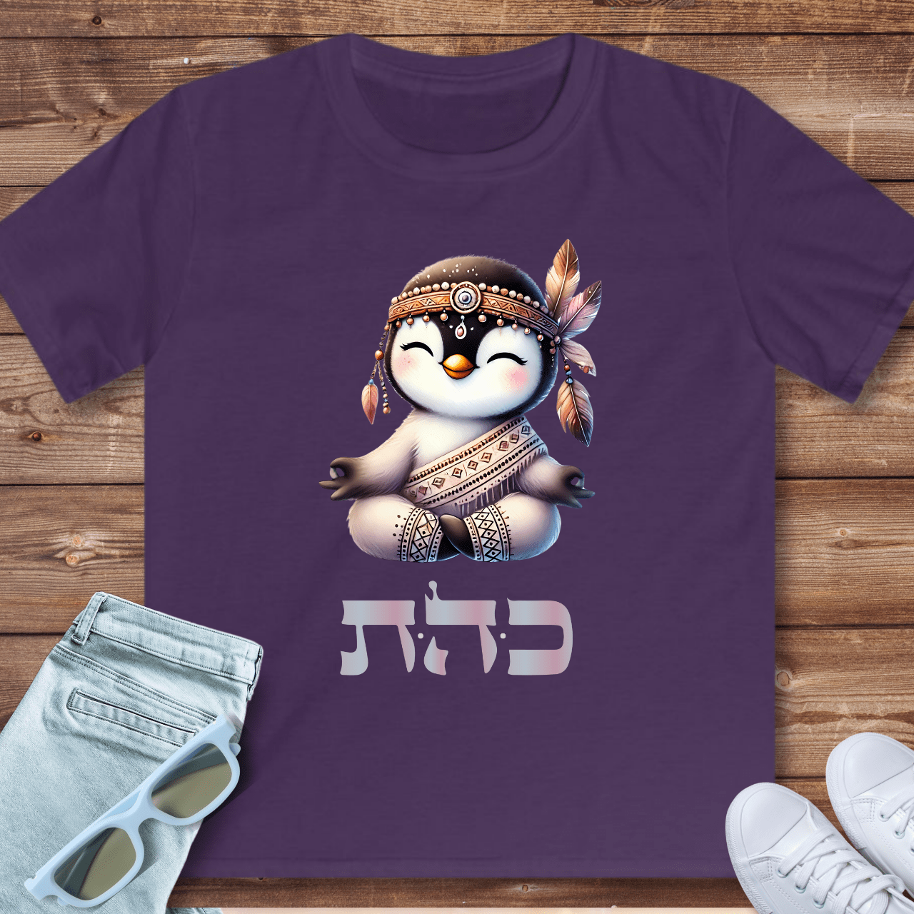 72 Names of God for Kids No. 8: Balance - KAF HEY TAV - Kids T-Shirt