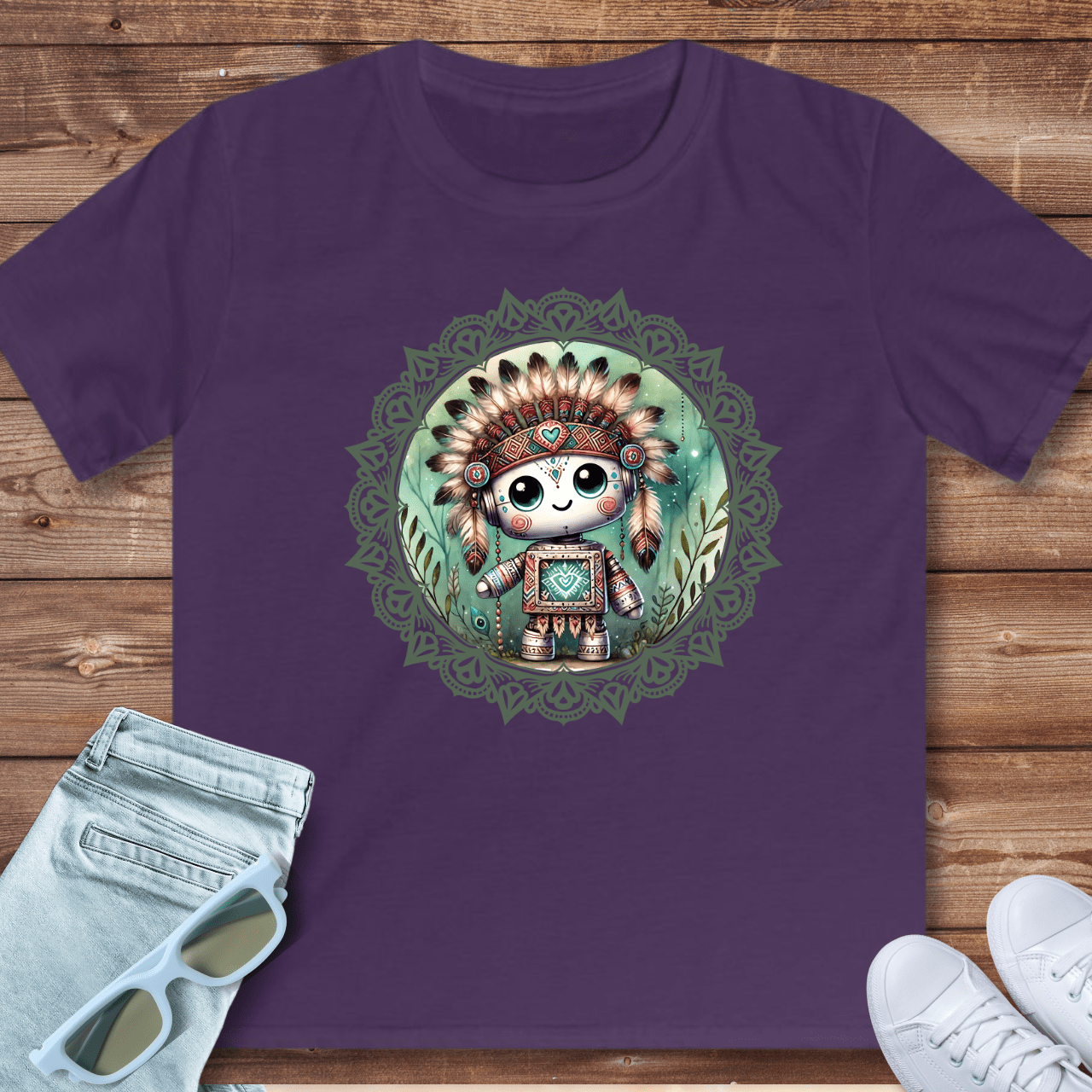 Cute Robot - Kids T-Shirt