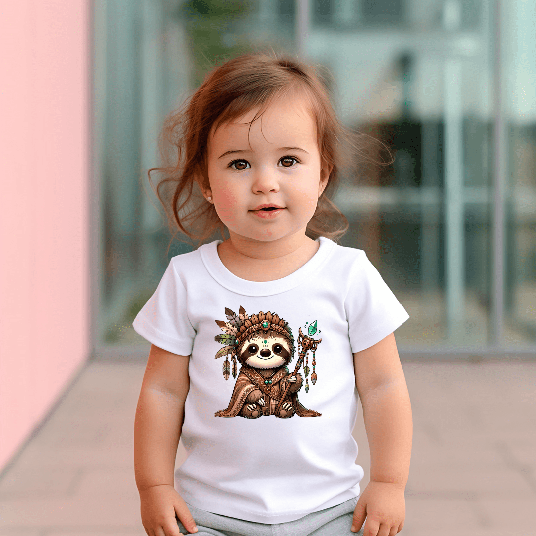 Little Spirit Faultier - Baby Bio T-Shirt