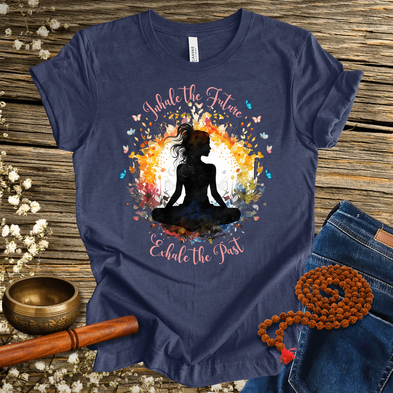 Exhale the past, Inhale the future - Unisex T-Shirt
