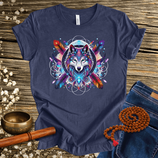 Galactic Wolf Spirit Animal - Unisex T-Shirt