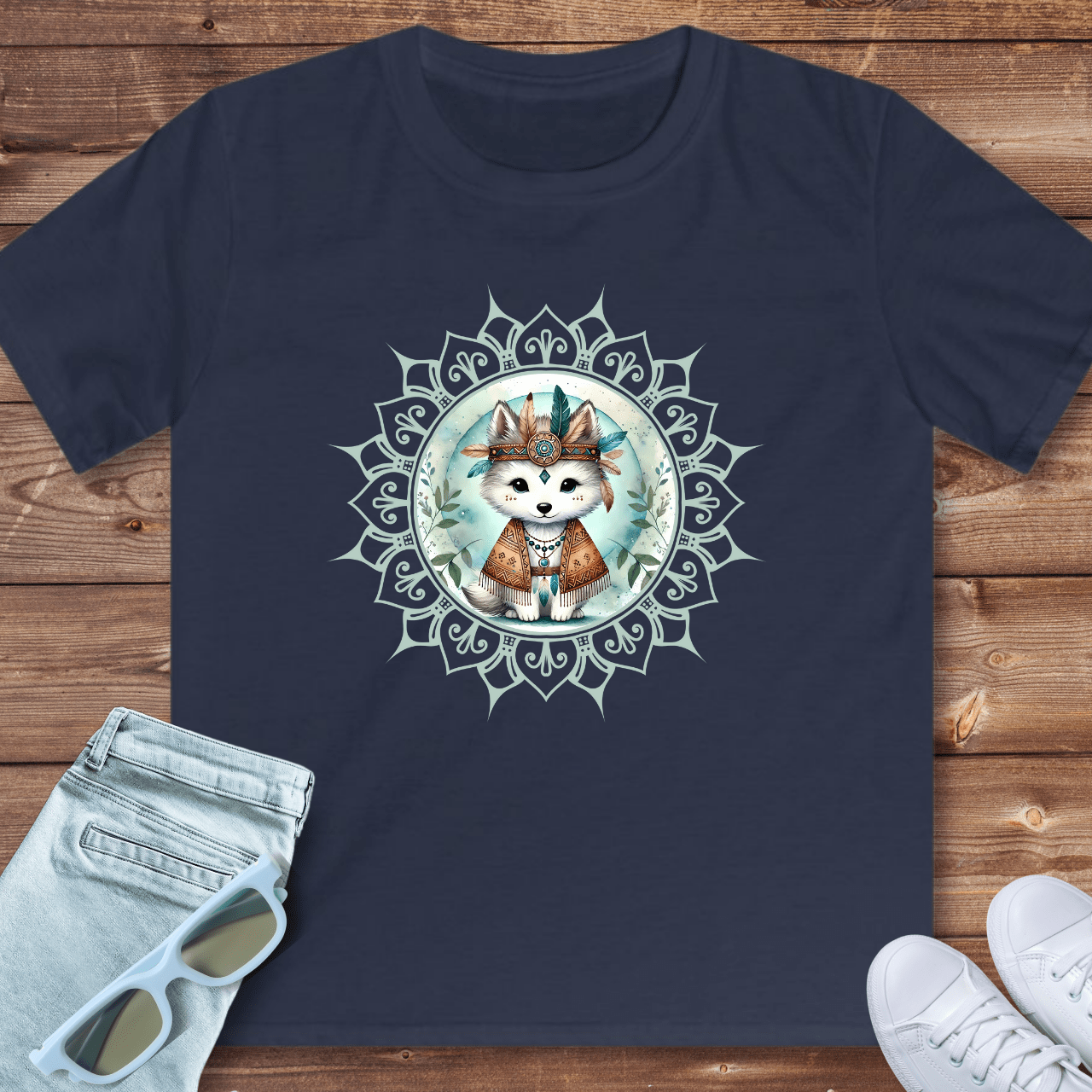 Kleiner Wolf - Kinder T-Shirt