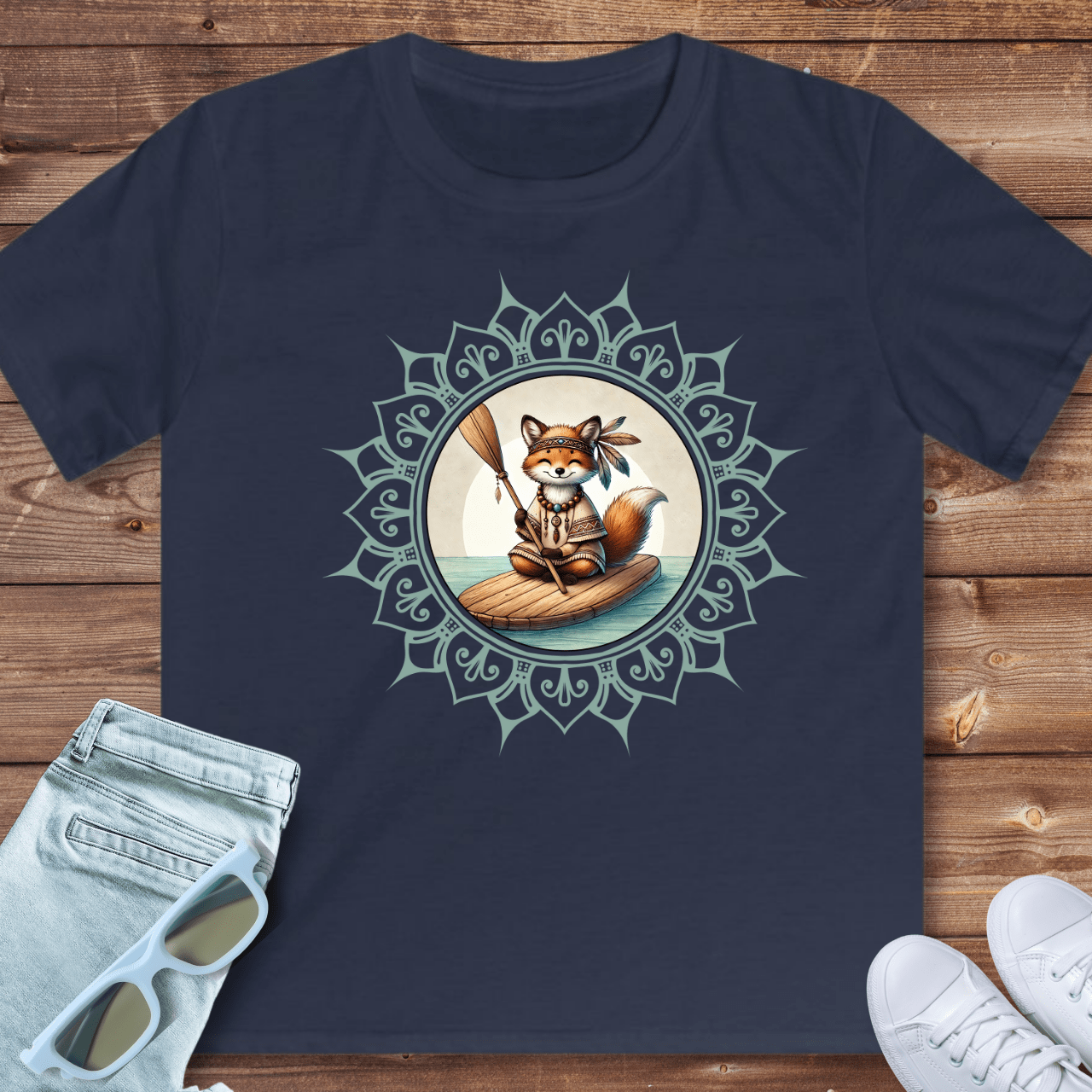 Fließe wie das Wasser - Kinder T-Shirt