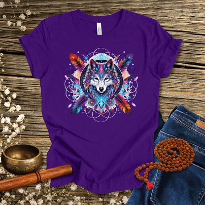 Galactic Wolf Spirit Animal - Unisex T-Shirt