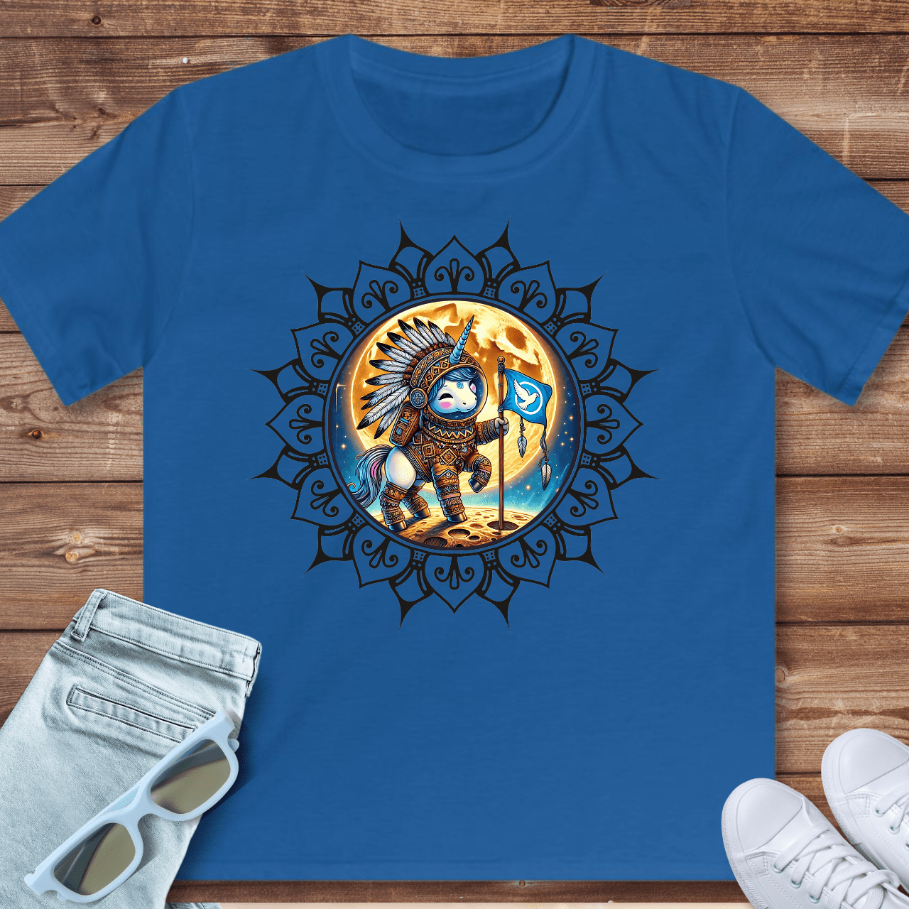 Magical Unicorn Astronaut - Kids T-Shirt