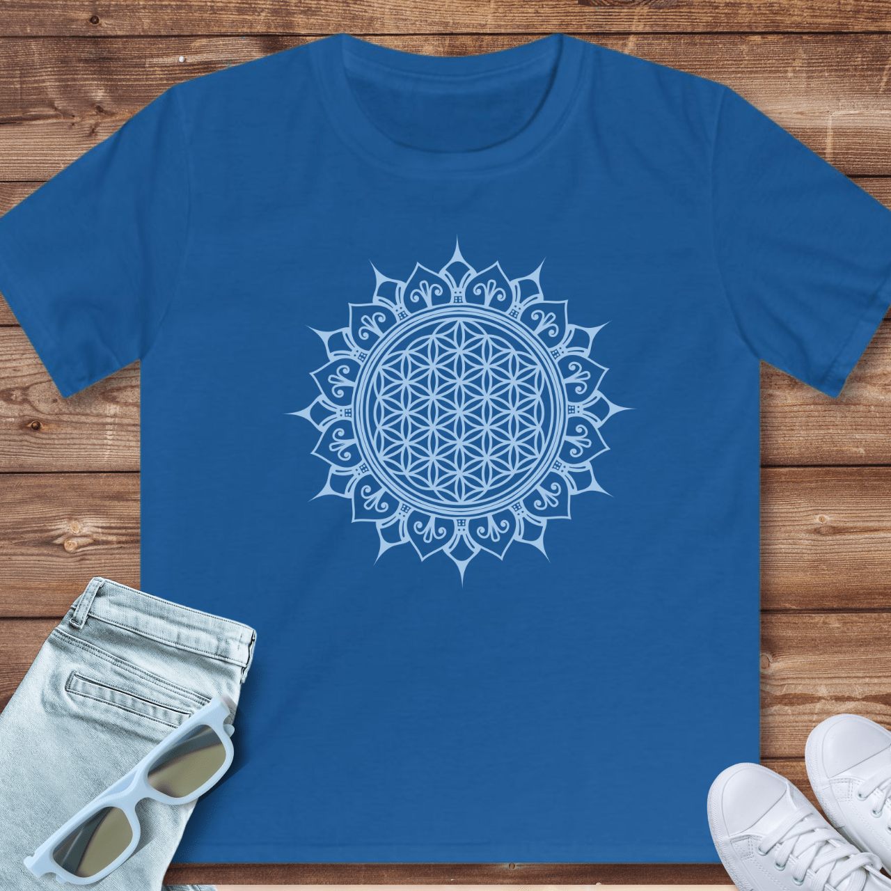 Flower of Life Mandala - Kids T-Shirt