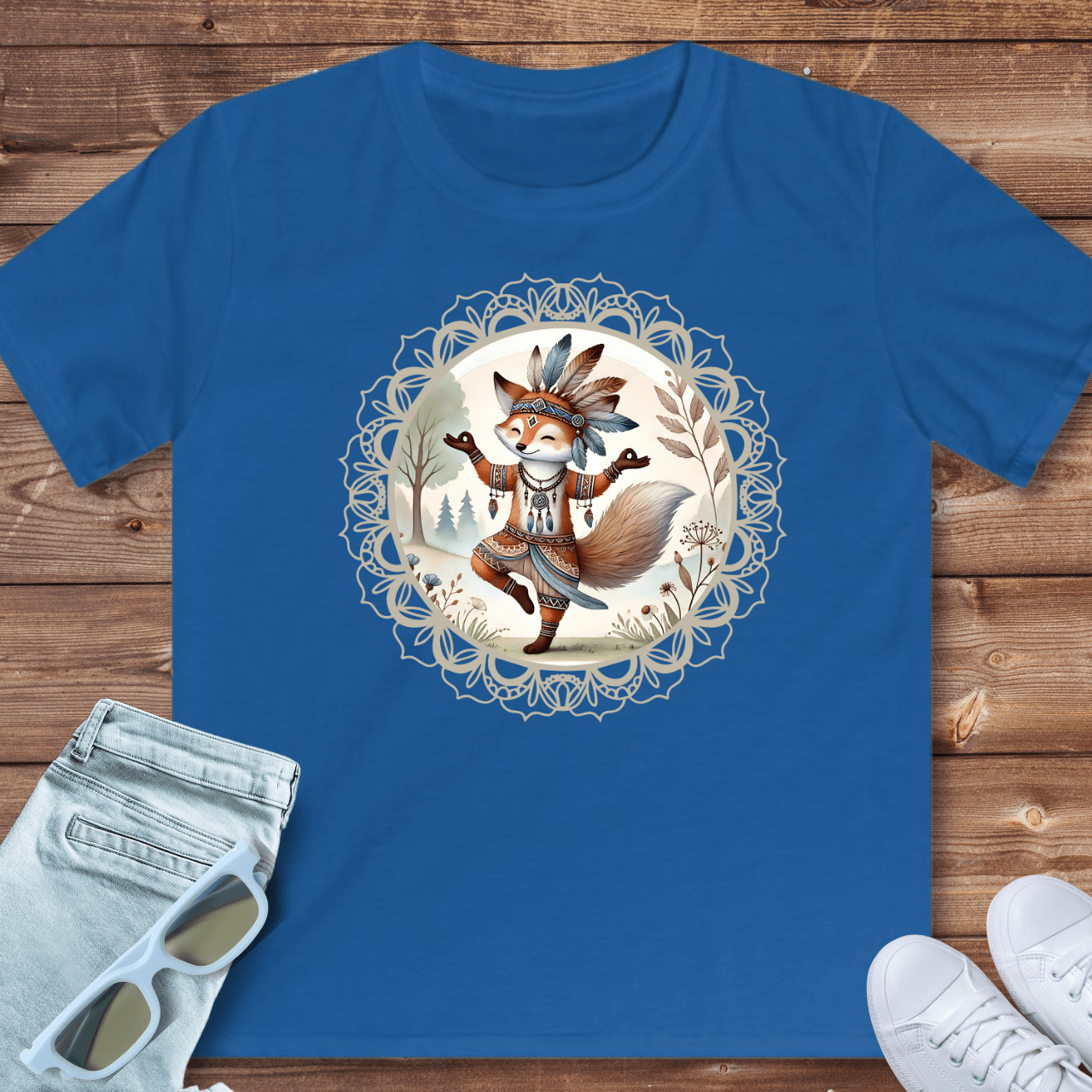 Dancing Fox - Kids T-Shirt – Munay Alchemist