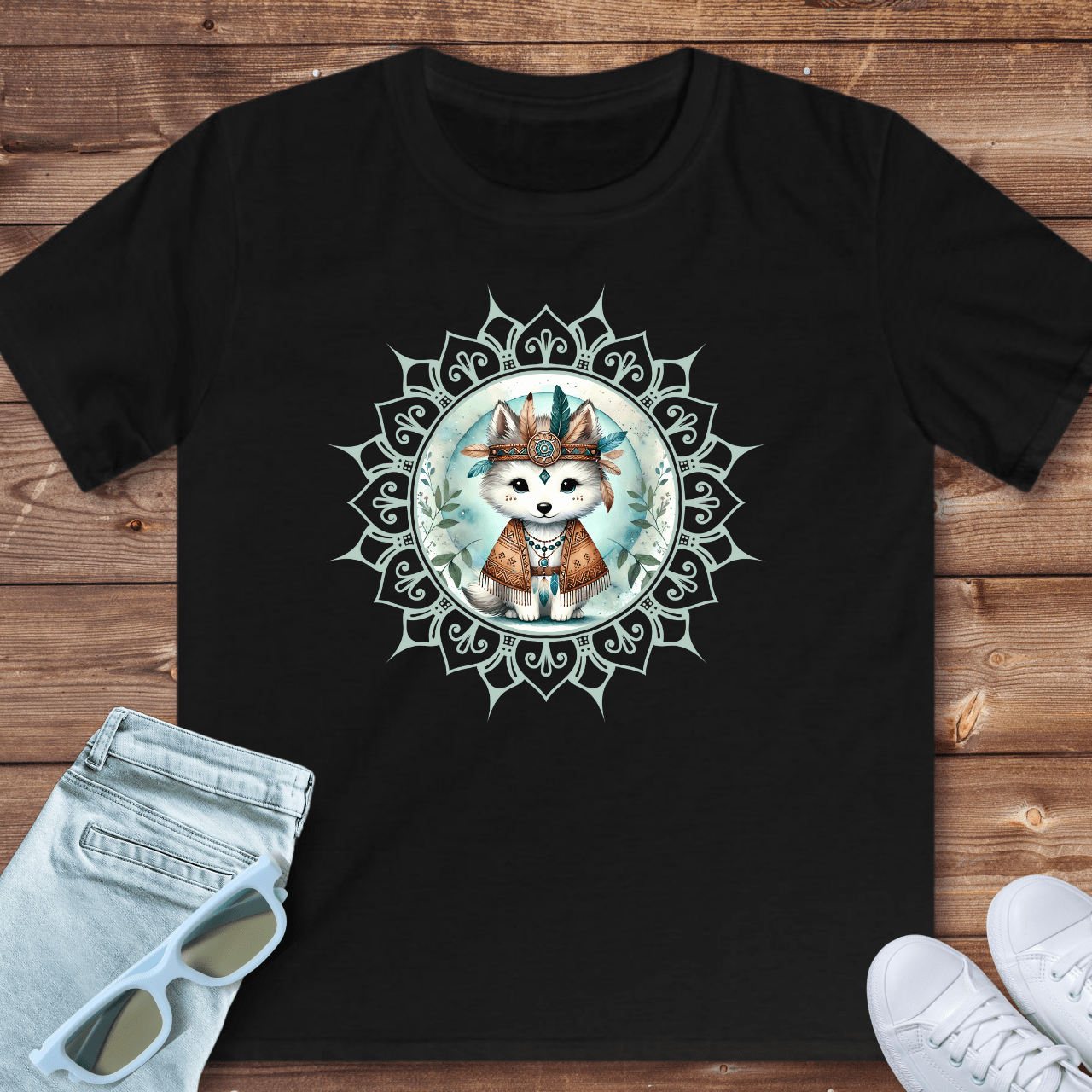 Kleiner Wolf - Kinder T-Shirt