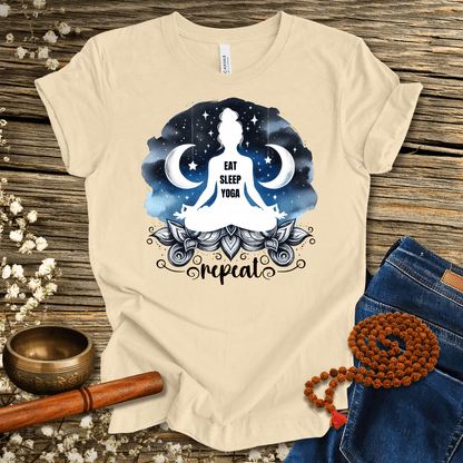 Eat Sleep Yoga Repeat - Unisex T-Shirt